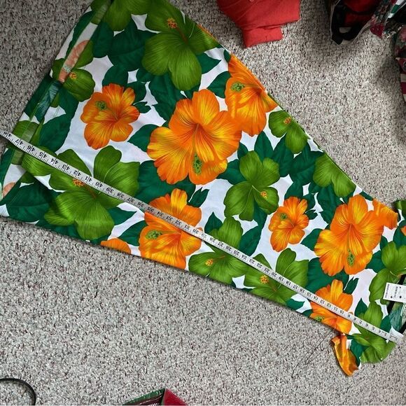 Diamond Vintage Floral Stretchy Summer Maxi Dress Womens Size Small - Picture 2 of 6